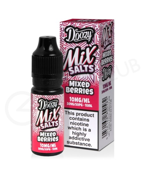 Mixed Berries Nic Salt E-Liquid by Doozy Mix Salts