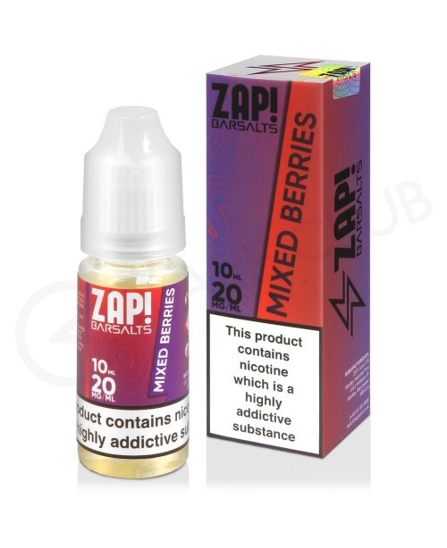 Mixed Berry Nic Salt E-Liquid by Zap Bar Salts