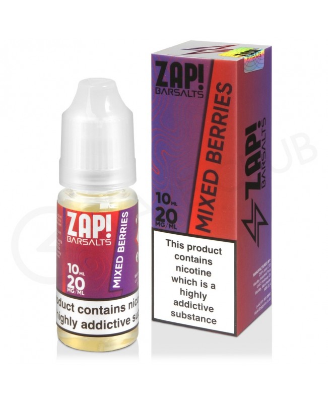 Mixed Berry Nic Salt E-Liquid by Zap Bar Salts