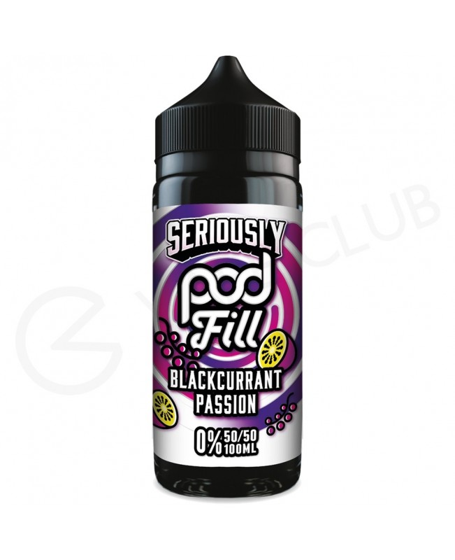 Blackcurrant Passion Shortfill E-Liquid by Seriously Pod Fill 100ml