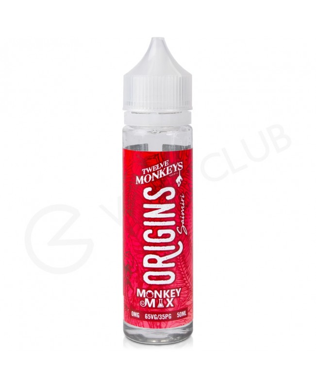 Saimiri Shortfill E-liquid by Twelve Monkeys Origins 50ml