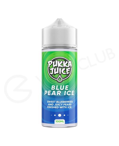 Blue Pear Ice Shortfill E-Liquid by Pukka Juice 10...