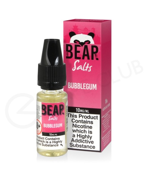 Bubblegum Nic Salt E-Liquid by Bear Salts