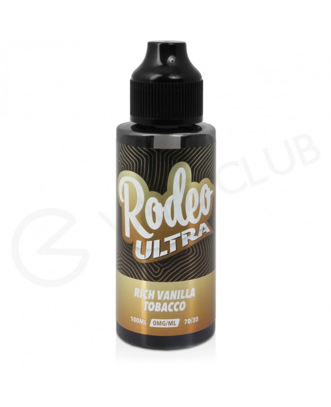 Rich Vanilla Tobacco Shortfill E-Liquid by Rodeo Ultra 100ml