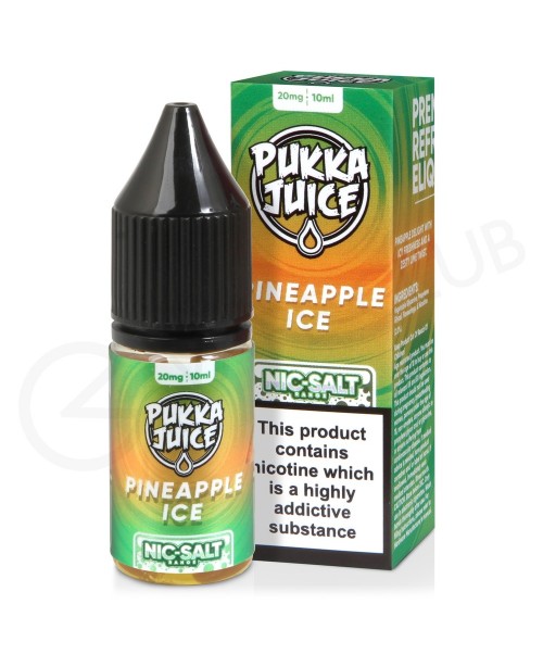 Pineapple Ice Nic Salt E-Liquid by Pukka Juice