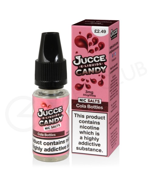 Cola Bottles Nic Salt E-Liquid by Jucce Candy