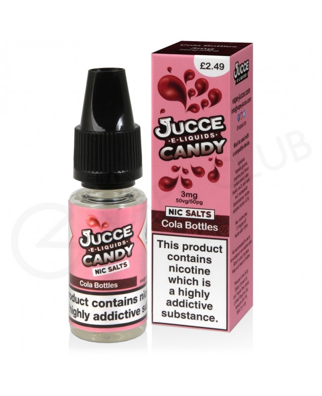 Cola Bottles Nic Salt E-Liquid by Jucce Candy