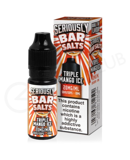 Triple Mango Ice Nic Salt E-Liquid by Seriously Ba...