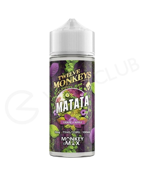 Matata Shortfill E-Liquid by Twelve Monkeys 100ml