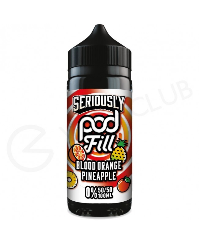 Blood Orange Pineapple Shortfill E-Liquid by Seriously Pod Fill 100ml