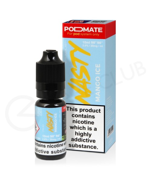 Mango Ice Podmate Nic Salt E-Liquid by Nasty Juice