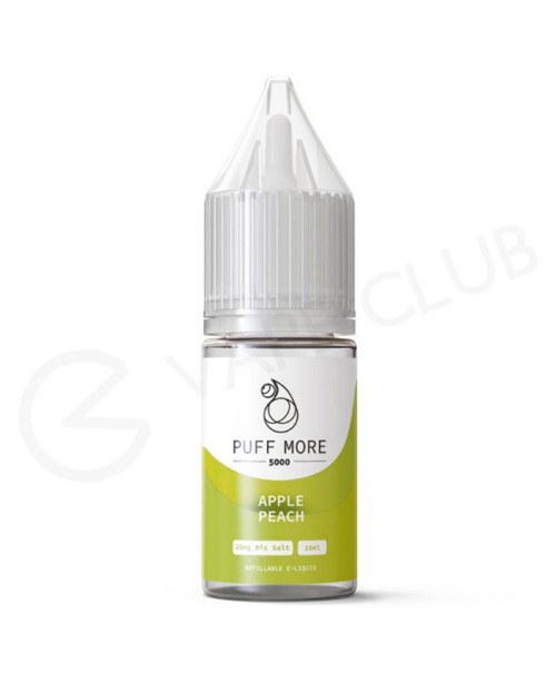 Apple Peach Nic Salt E-Liquid by Puff More