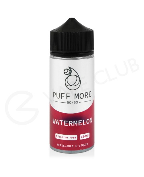 Watermelon Shortfill E-Liquid by Puff More 100ml