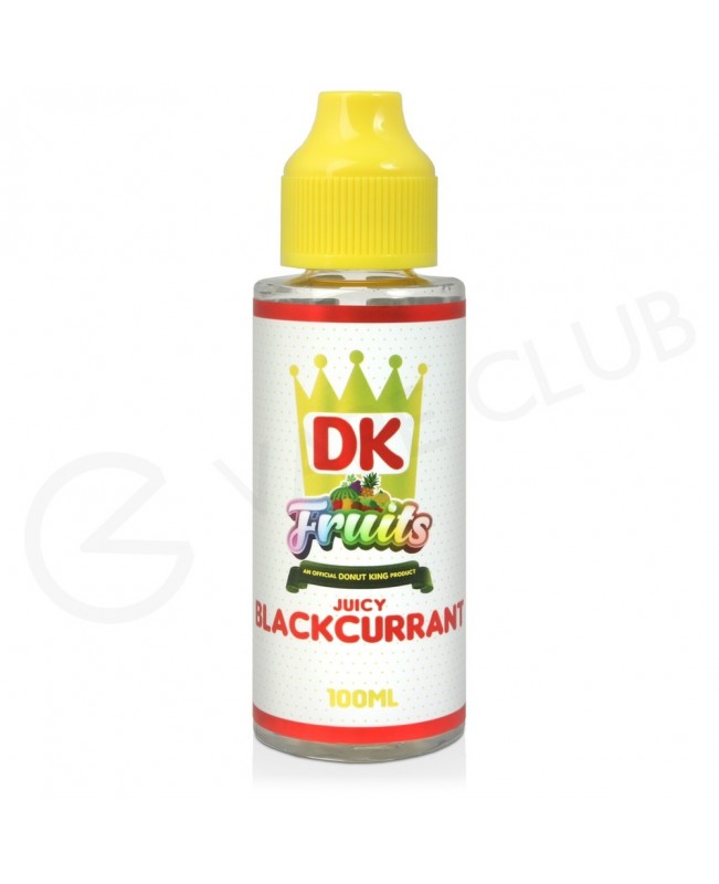 Juicy Blackcurrant Shortfill E-Liquid by Donut King Fruits 100ml
