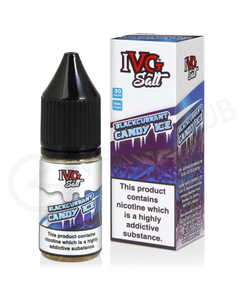 Blackcurrant Candy Ice Nic Salt E-Liquid by IVG Su...