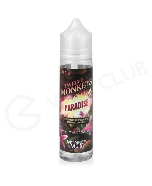Paradise Shortfill E-Liquid by Twelve Monkeys Oasi...