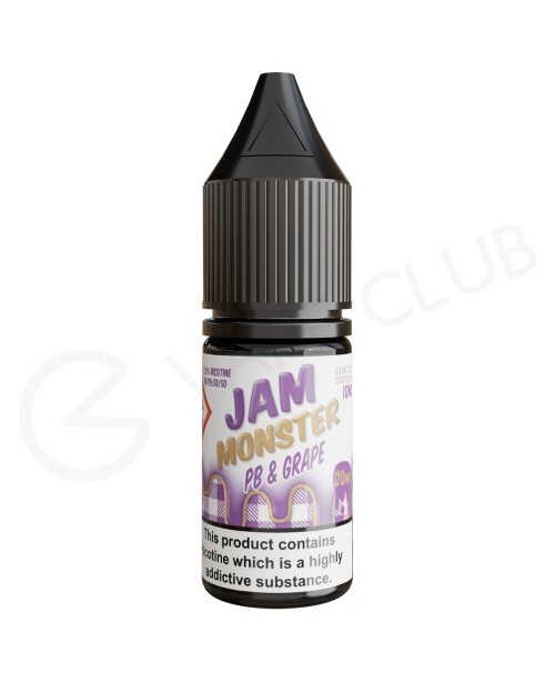 PB & Grape Jam Nic Salt E-Liquid by Jam Monste...