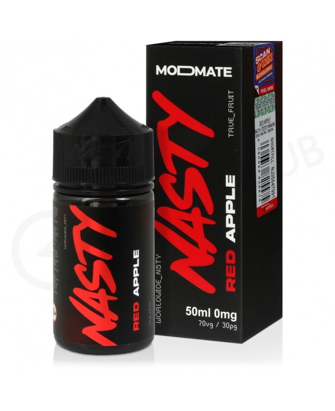 Red Apple Modmate Shortfill E-Liquid by Nasty 50ml
