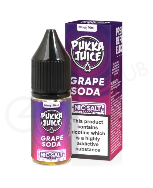 Grape Soda Nic Salt E-Liquid by Pukka Juice