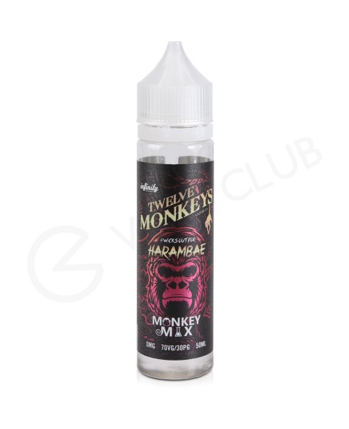 Harambae Shortfill E-liquid by Twelve Monkeys 50ml