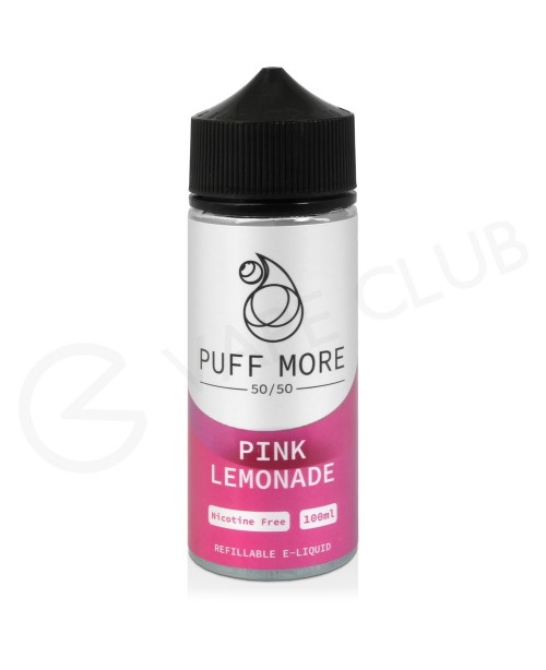 Pink Lemonade Shortfill E-Liquid by Puff More 100m...