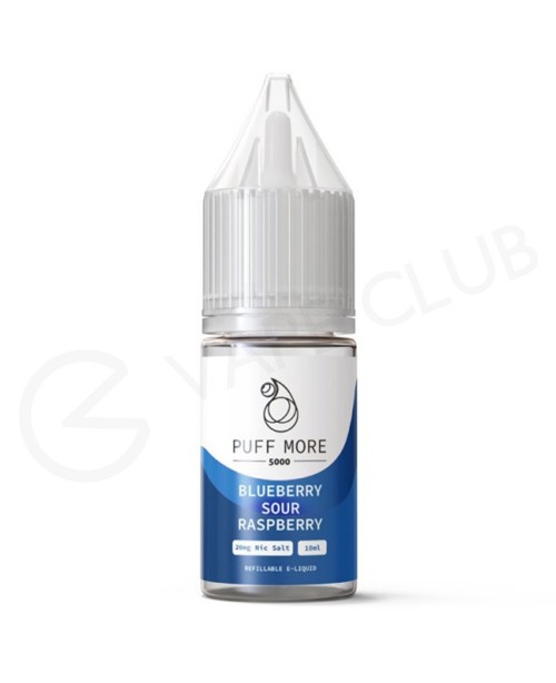 Blue Sour Raspberry Nic Salt E-Liquid Puff More