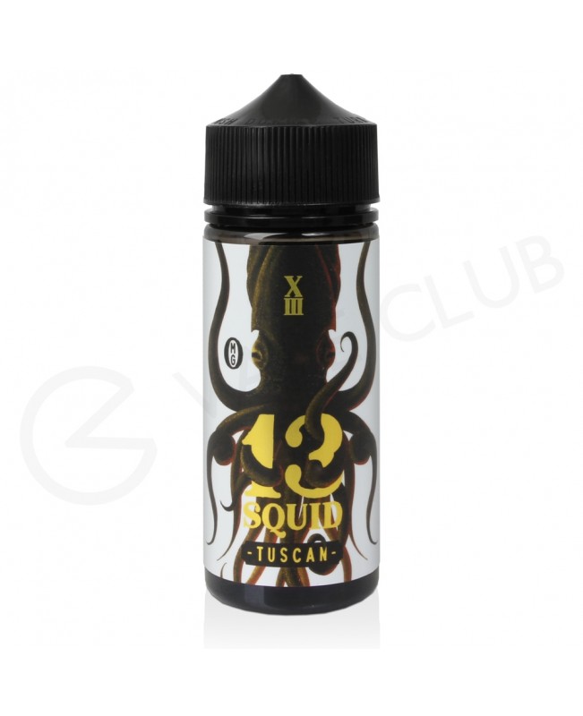 Tuscan Shortfill E-Liquid by 13 Squid 100ml