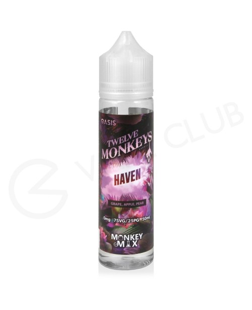 Haven Shortfill E-Liquid by Twelve Monkeys Oasis 5...