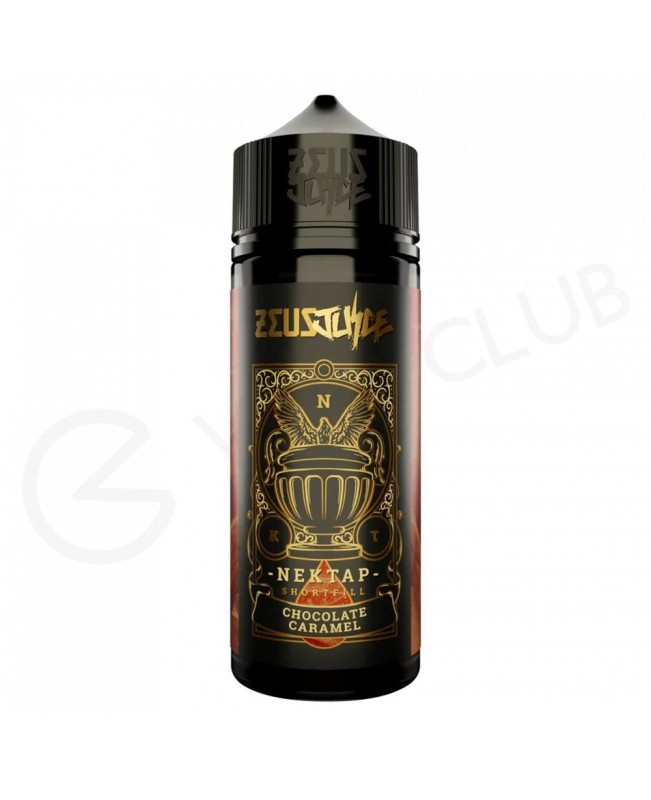 Chocolate Caramel Shortfill E-Liquid by Zeus Juice Nektap 100ml