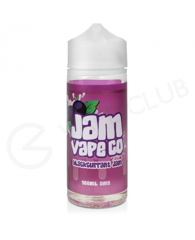 Blackcurrant Jam Shortfill E-Liquid by Jam Vape Co 100ml