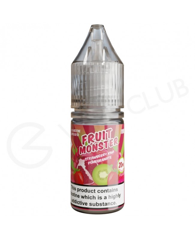 Strawberry Kiwi Pomegranate Nic Salt E-Liquid by Fruit Monster
