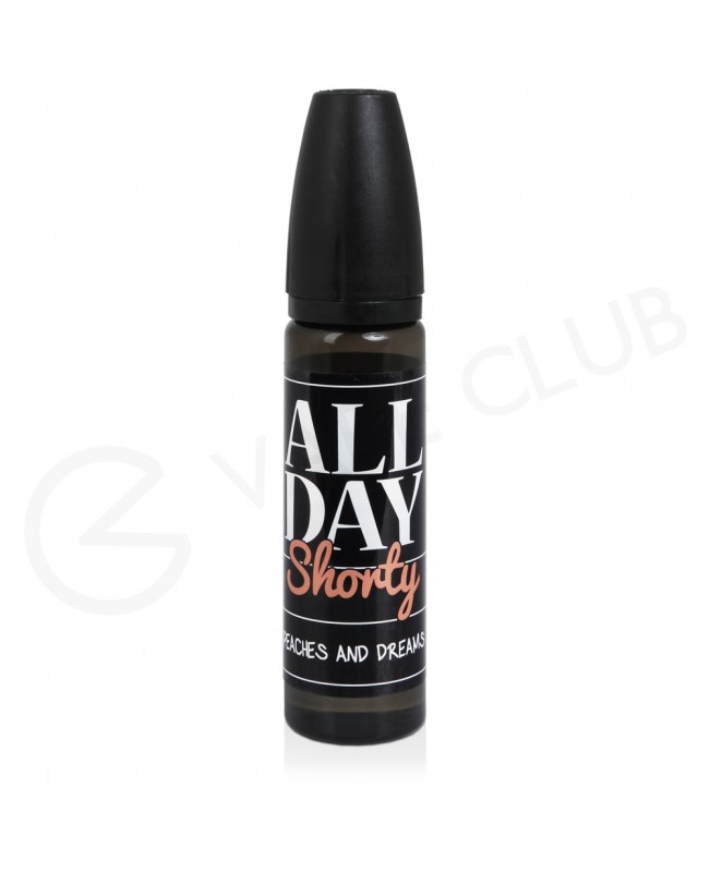 Peaches and Dreams Shortfill E-Liquid by All Day Shorty 50ml