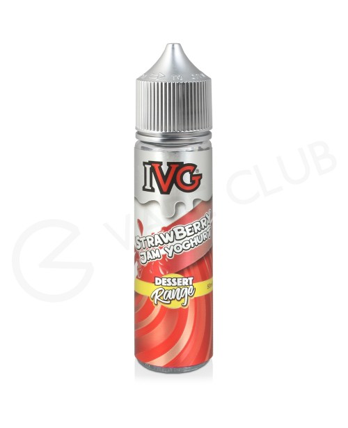Strawberry Jam Yoghurt Shortfill E-Liquid by IVG D...