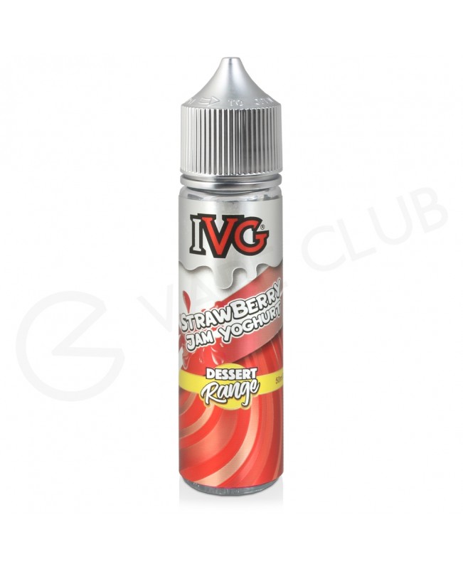 Strawberry Jam Yoghurt Shortfill E-Liquid by IVG Desserts 50ml