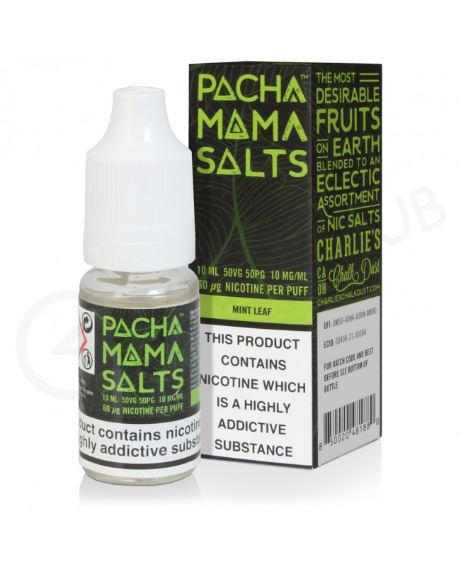 Mint Leaf Nic Salt E-Liquid by Pacha Mama