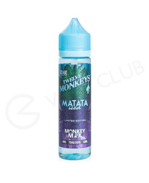 Matata Iced Shortfill E-liquid by Twelve Monkeys E...
