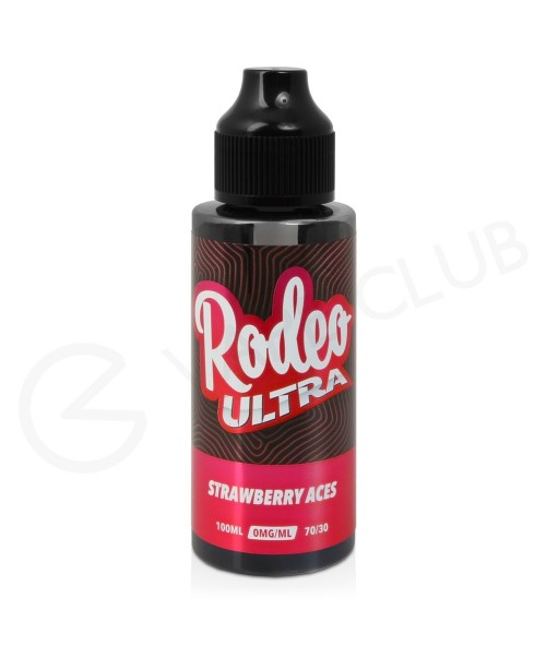 Strawberry Aces Shortfill E-Liquid by Rodeo Ultra ...