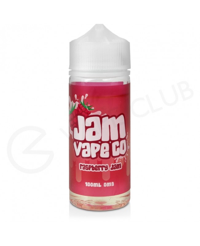 Raspberry Jam Shortfill E-Liquid by Jam Vape Co. 100ml
