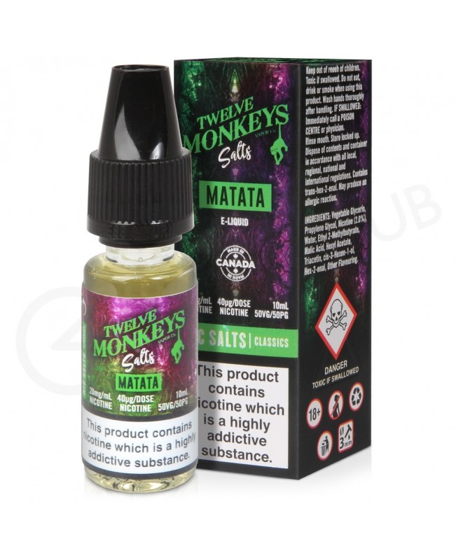 Matata Nic Salt E-Liquid by Twelve Monkeys