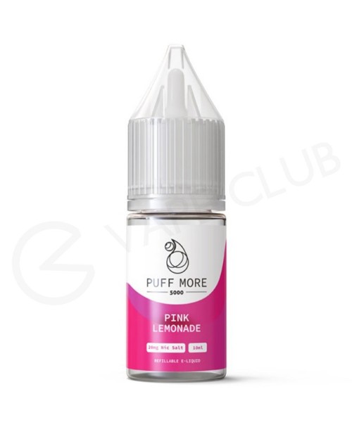 Pink Lemonade Nic Salt E-Liquid by Puff More