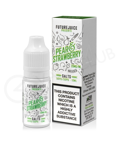 Pear & Strawberry Nic Salt E-Liquid by Future ...