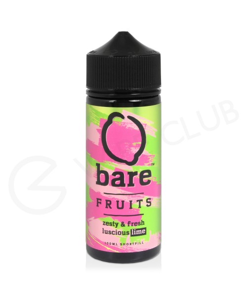 Lime Shortfill E-Liquid by Bare Fruits 100ml