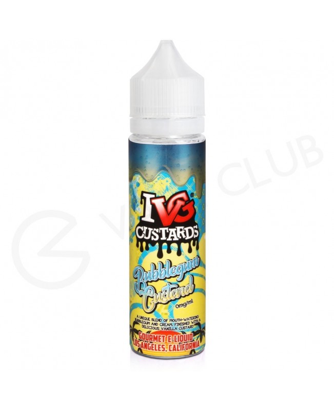 Bubblegum Custard Shortfill E-liquid by IVG Custard