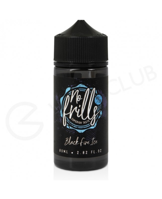 Black Fire Ice Shortfill E-Liquid by No Frills 80ml