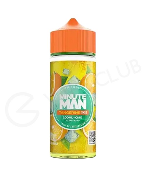 Tangerine Ice Shortfill E-Liquid by Minute Man 100...
