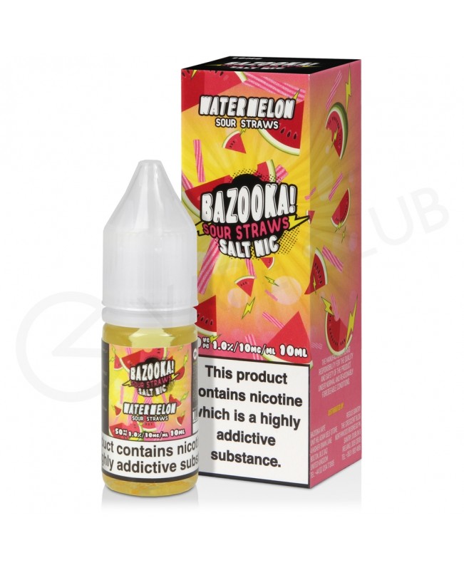 Watermelon Sours Nic Salt E-Liquid by Bazooka