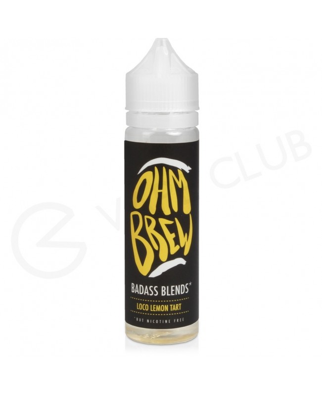 Loco Lemon Tart Shortfill E-liquid by Ohm Brew Badass Blends 50ml