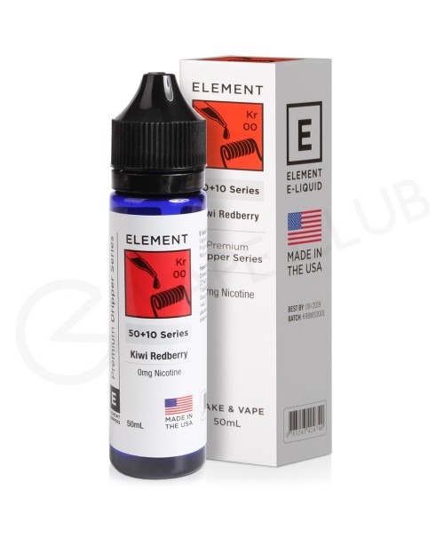 Kiwi Redberry Dripper Shortfill E-Liquid by Elemen...