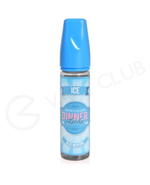 Blue Menthol Shortfill E-Liquid by Dinner Lady 50m...