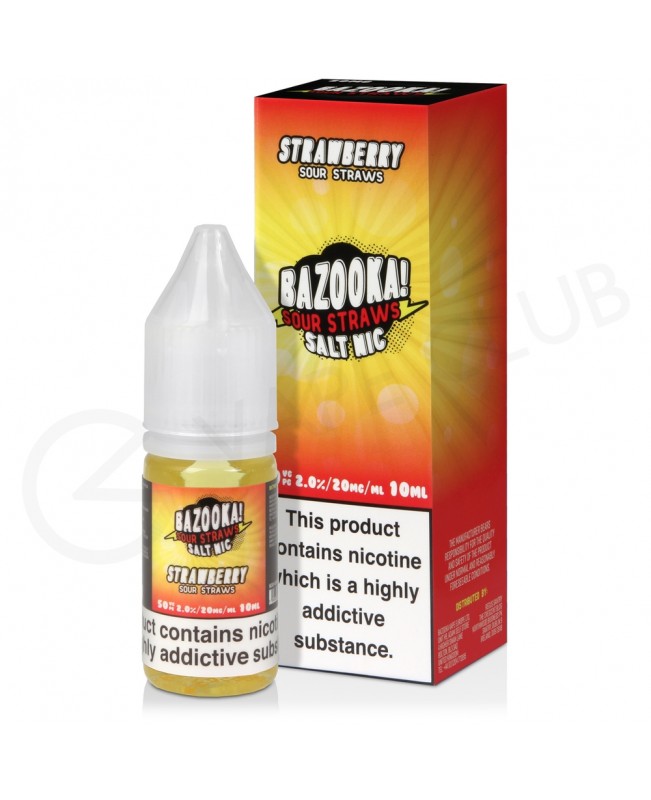 Strawberry Sours Nic Salt E-Liquid by Bazooka